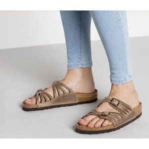 Birkenstock Granada Sandals 8 Brown Leather